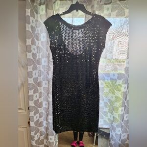 Black Sequin cocktail dress